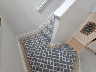 stair runner project by Carpet Crafters